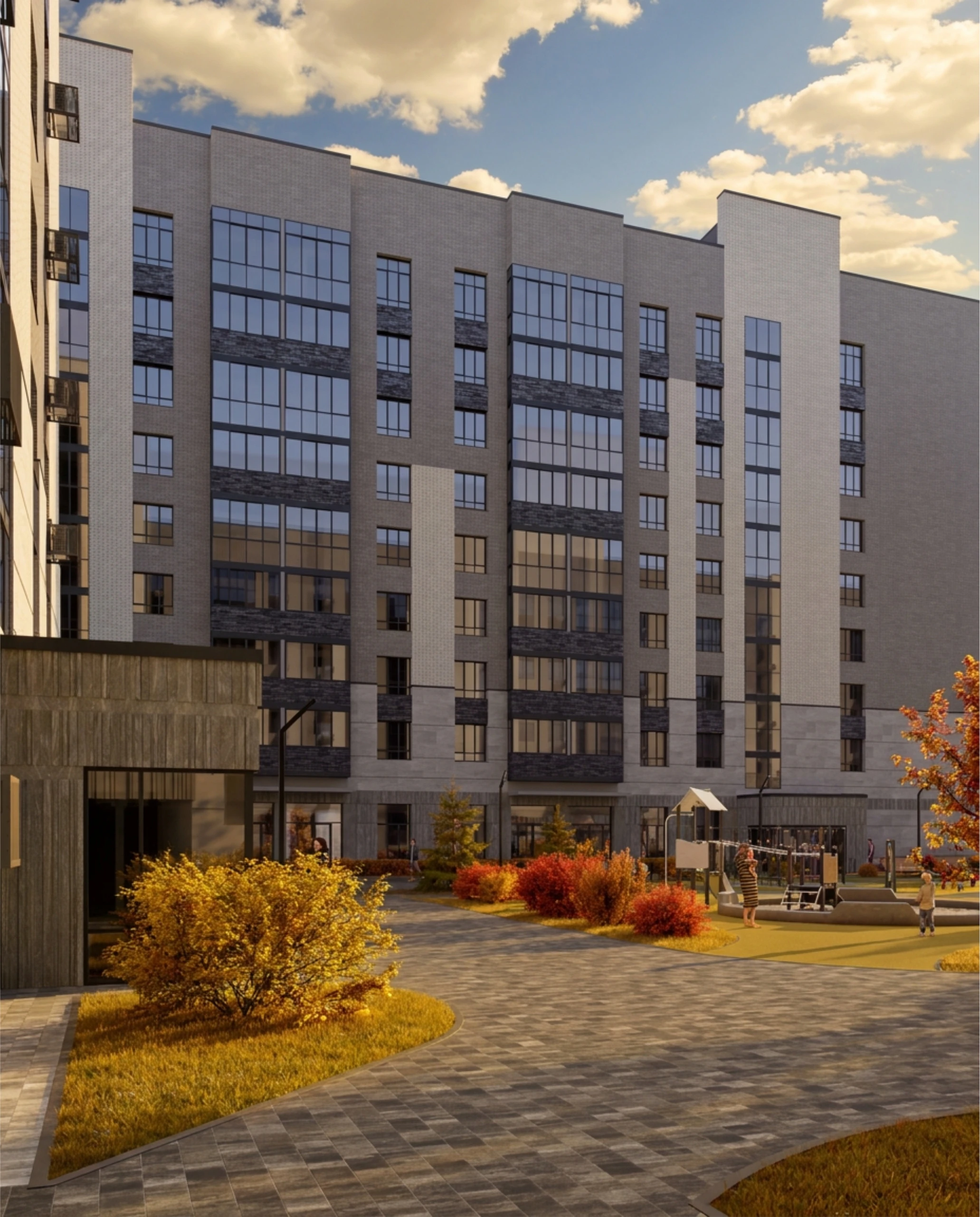 🍂 Осенние рендеры «Экогород 3» - чтобы уже сейчас почувствовать атмосферу будущего до...